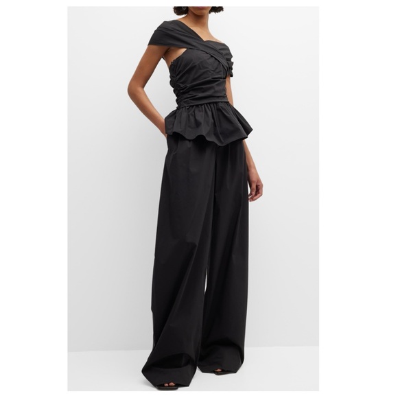 Altuzarra Tyr Pleat Front Wide Leg Pants